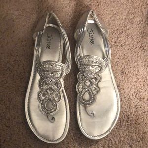 Silver Sandals